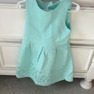 Janie and Jack Teal Embellished Dress